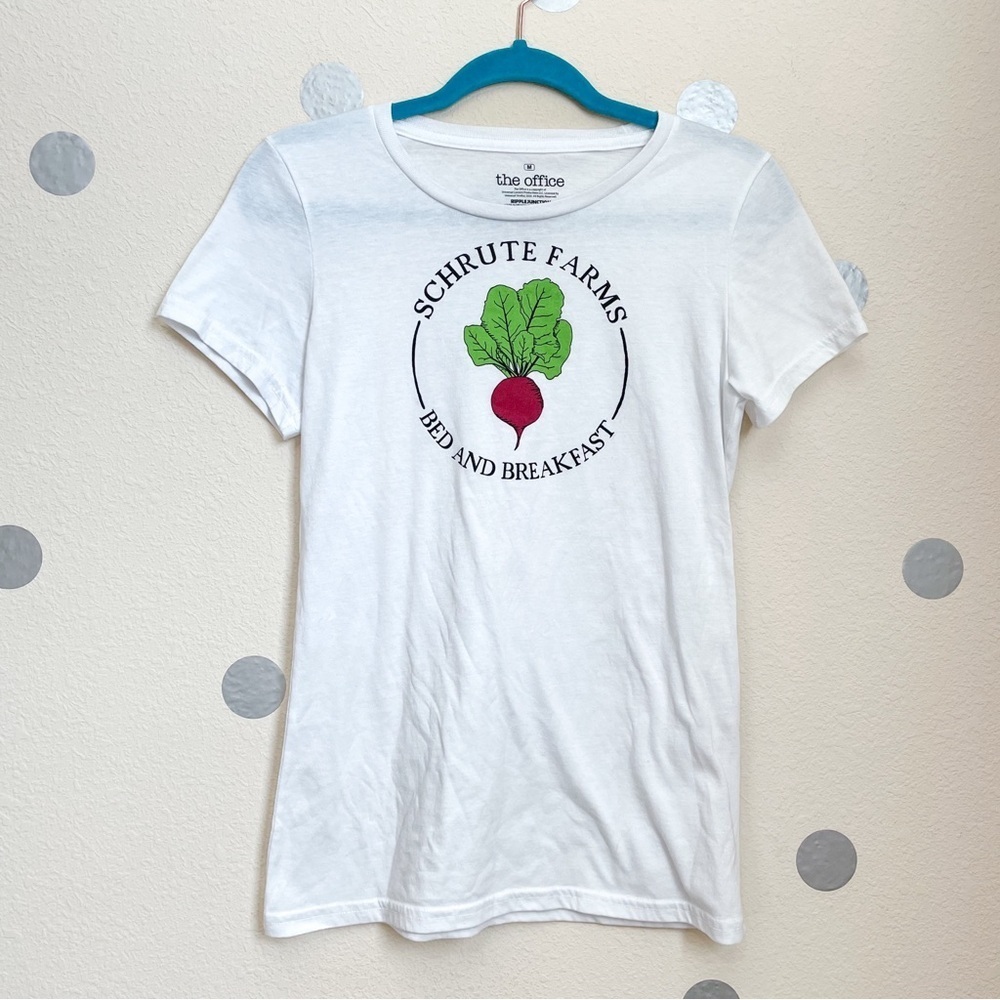 The Office Schrute Farms Bed and Breakfast Crewneck Tee